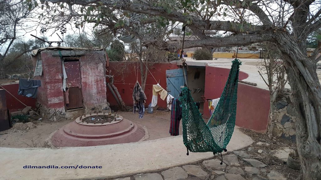 Where some of the artists live in Goree Island Senegal
