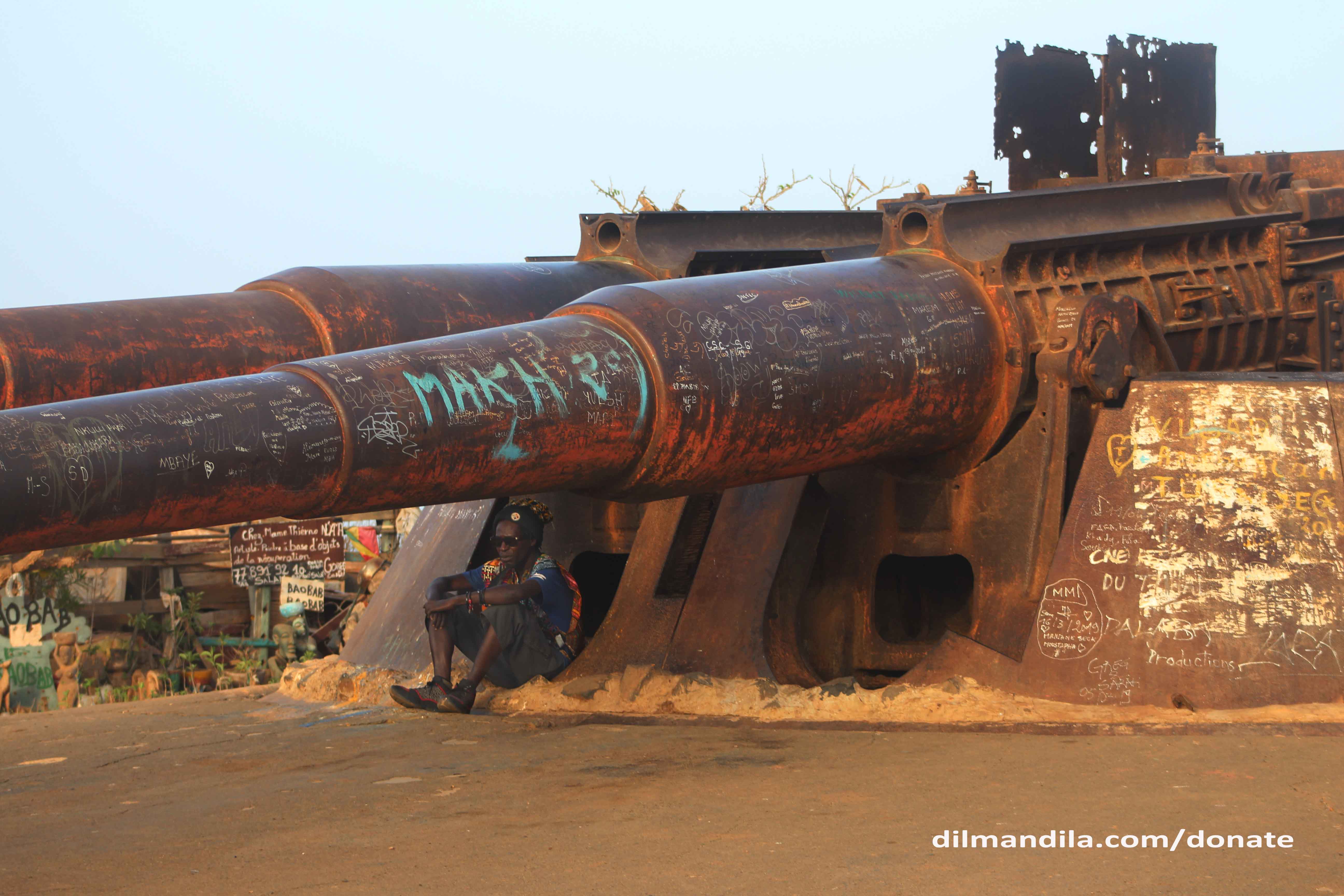 Cannons Goree Island Dakar Senegal