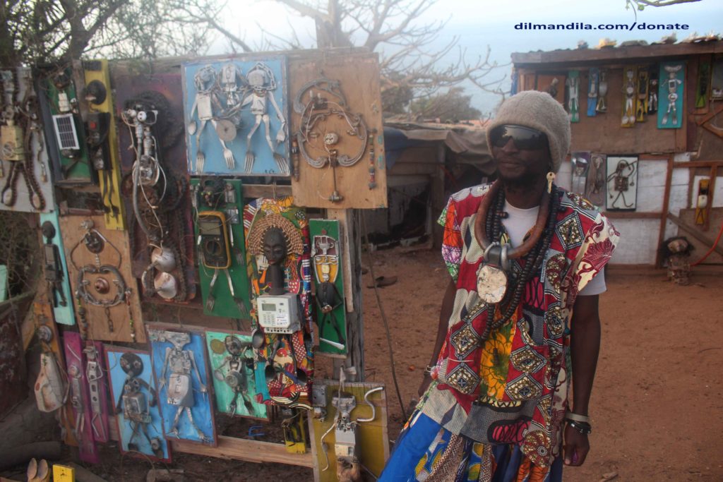 Artist RFF in Goree Island Senegal